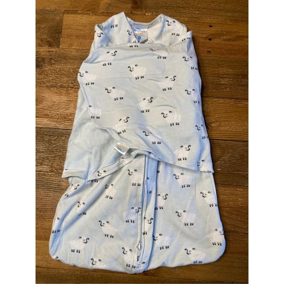 Halo Pajamas Halo Sleepsack Swaddle Newborn Blue 3 Months Sheep